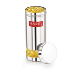 Stainless Steel See Through Storage Containers Set of 12, 600 ml, Silver