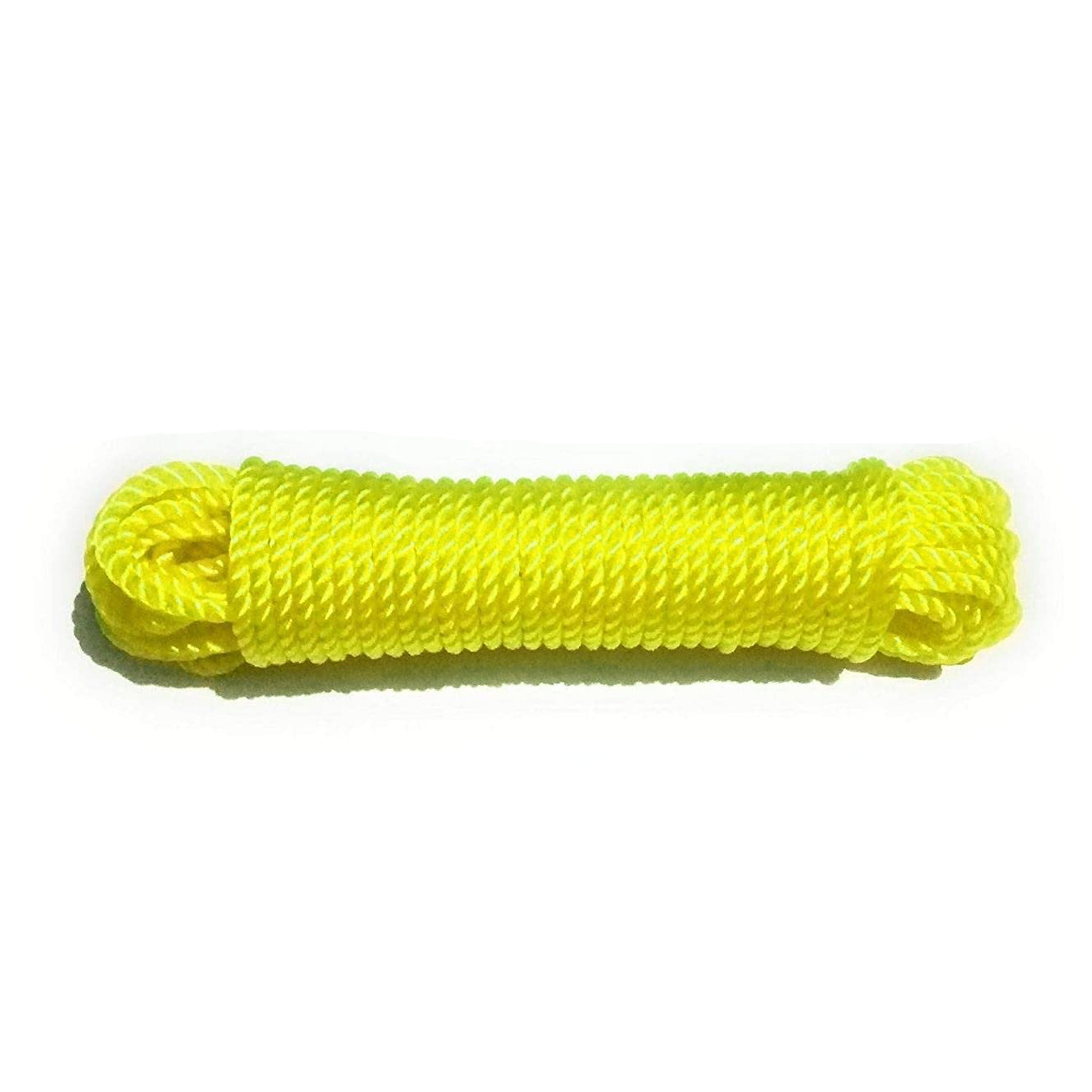 Nylon Clothesline Rope Set of 2, 4mm Clothes Drying Rope, 8 Meter, Multicolor