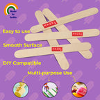 Wooden Ice Cream Sticks, Popsicle Craft Sticks for DIY & Art, 600 pcs