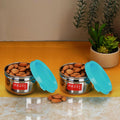 Airtight Steel Containers – 150 ML (Set of 2) |Kitchen Storage Box