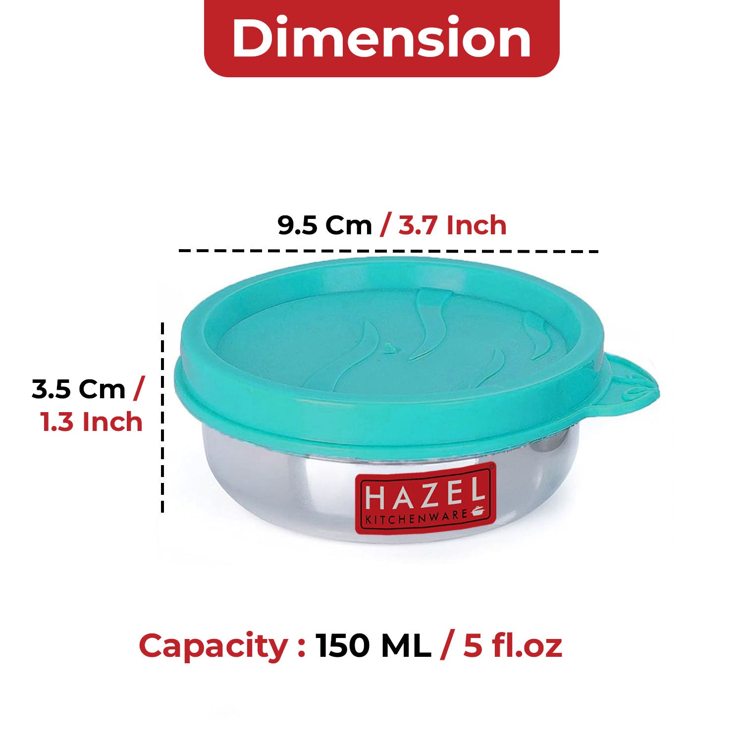 Stainless Steel Airtight Tiffin & Storage Containers