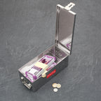 Stainless Steel Cash Box & Jewellery Organizer with Lock, Set of 2