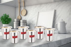 Stainless Steel Tea Glasses, Unbreakable Drinking Glasses with Glossy Finish, 200 ml, Set of 6