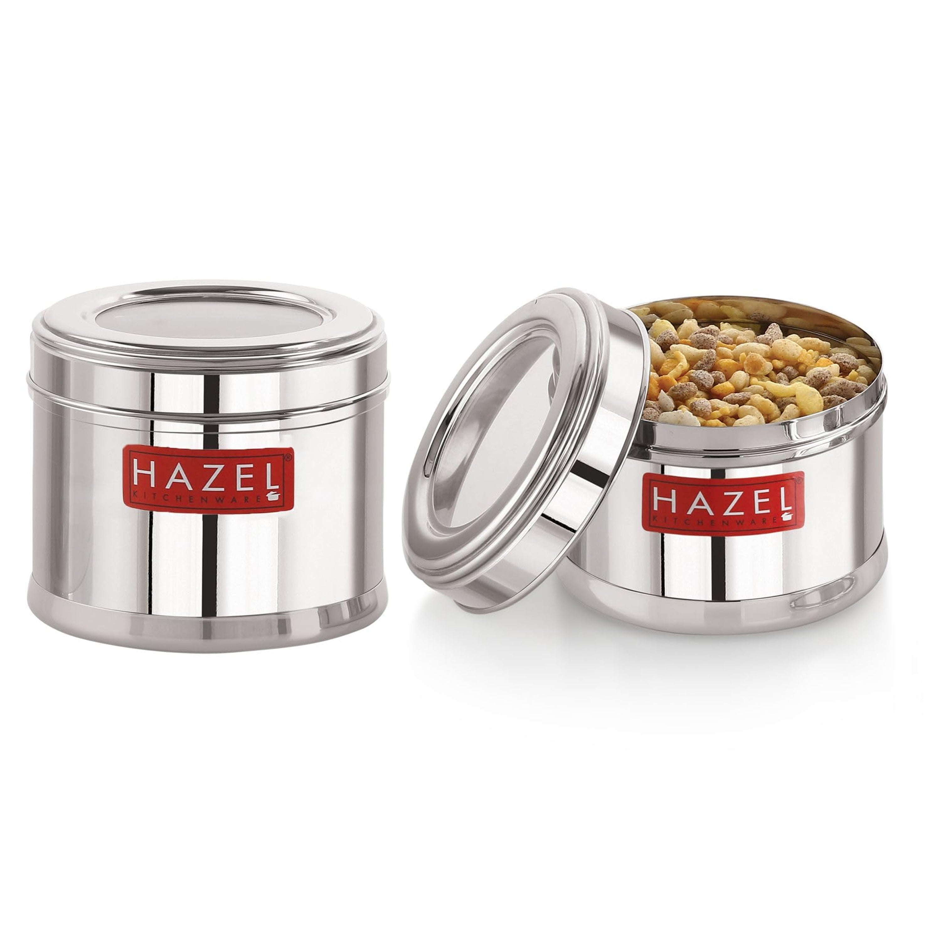 Stainless Steel Airtight Masala, Spice Container Set for Kitchen Storage