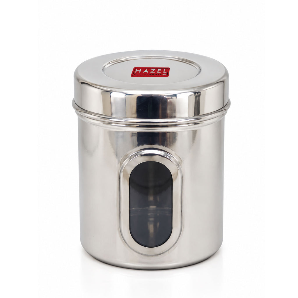 Transparent Kitchen Storage Containers, Airtight Lid, 1400 ML (Set of 4)