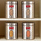 Transparent Kitchen Storage Containers, Airtight Lid, 2850 ML (Set of 4)