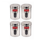 Transparent Kitchen Storage Containers, Airtight Lid, 2850 ML (Set of 4)