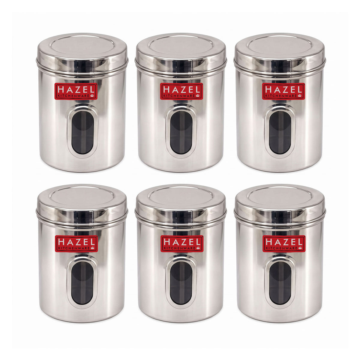 Transparent Kitchen Storage Containers, 2850 ML (Set of 6)