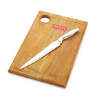 Stainless Kitchen Chopper knife with Wooden Chopping Board for Kitchen, Set of 2
