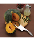 Wooden Chopping Board with Stainless Steel Chopper Knife Set of 2