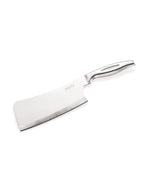 Wooden Chopping Board with Stainless Steel Chopper Knife Set of 2