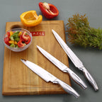 Stainless Steel Sharp Kitchen knife for Kitchen, Chef Knife, Paring Knife & Carving Knife, Set of 3