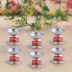 Stainless Steel Fulwati Diya, Pooja Deepak Oil Lamp, (5 x 3.8cm), Set of 6