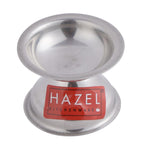 Stainless Steel Fulwati Diya, Pooja Deepak Oil Lamp, (5 x 3.8cm), Set of 6