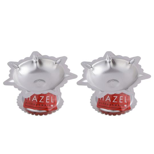 Stainless Steel 7 Wati Diya for Puja, Oil Lamp Deepak, Set of 2