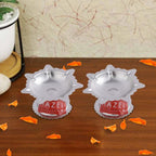 Stainless Steel 7 Wati Diya for Puja, Oil Lamp Deepak, Set of 2