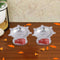 Stainless Steel 7 Wati Diya for Puja, Oil Lamp Deepak, Set of 2