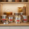 Stainless Steel Transparent Container Set of 6, 350ML Each