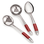 Stainless Steel Kitchen Spoon Set of 6, Ladle & Cooking Tools