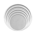 Pizza Crust Screen Aluminum Tray, Set of 5 Round Mesh Pizza Pan for Crispy Crust