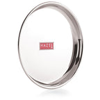 Stainless Steel Dinner Lunch Plate Bhojan Thali, Dia 26.5 cm, Small, Set of 12