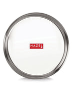 Stainless Steel Dinner Set Of 30, (5 Steel Plate, 5 Steel Glass, 10 Serving Bowl, 5 Spoon Set, 5 Dessert Plate)