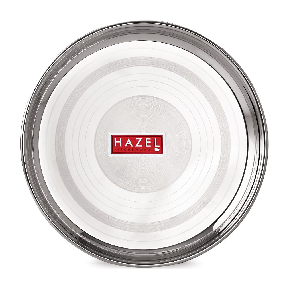 Stainless Steel Dinner Set, Thali, Bowls, Spoon, Glass, Dessert Plate, Set of 6