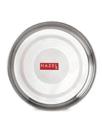 Stainless Steel Dinner Set 12 Pcs, Thali Set with Plates, Bowls & Glasses