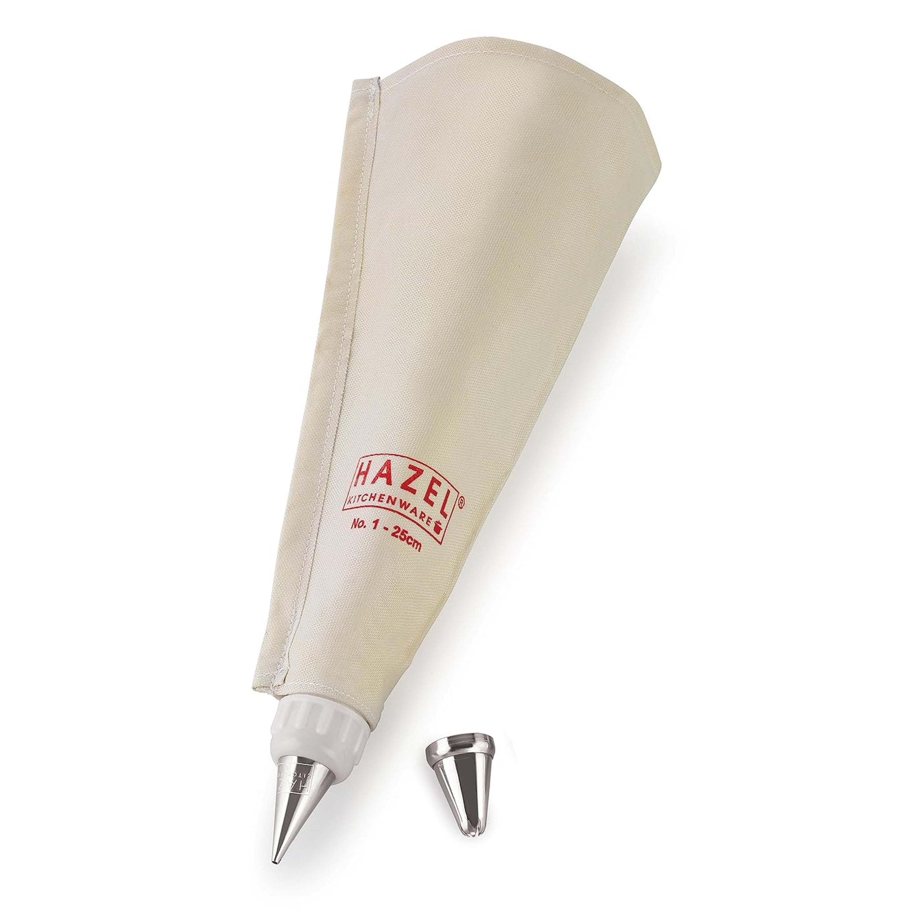 Reusable Piping Bag with Nozzle, 25 cm