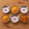 Steel Snack Plates, Set of 6, 11cm