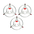 Stainless Steel Trivet Stand Set – 3 Pcs