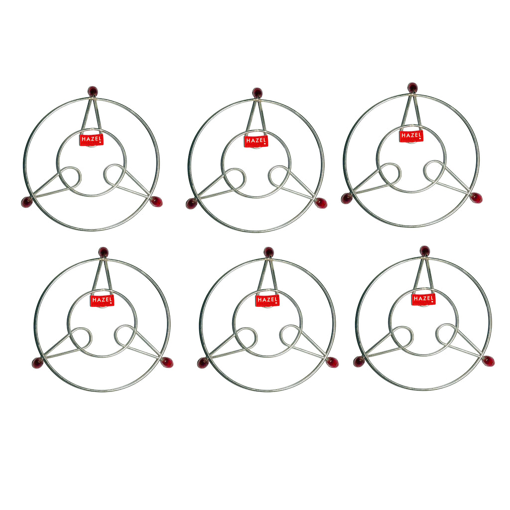 Stainless Steel Trivet Stand, Set of 6