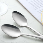 Stainless Steel Spoon Set of 6, 16 cm Dining & Kitchen Spoons