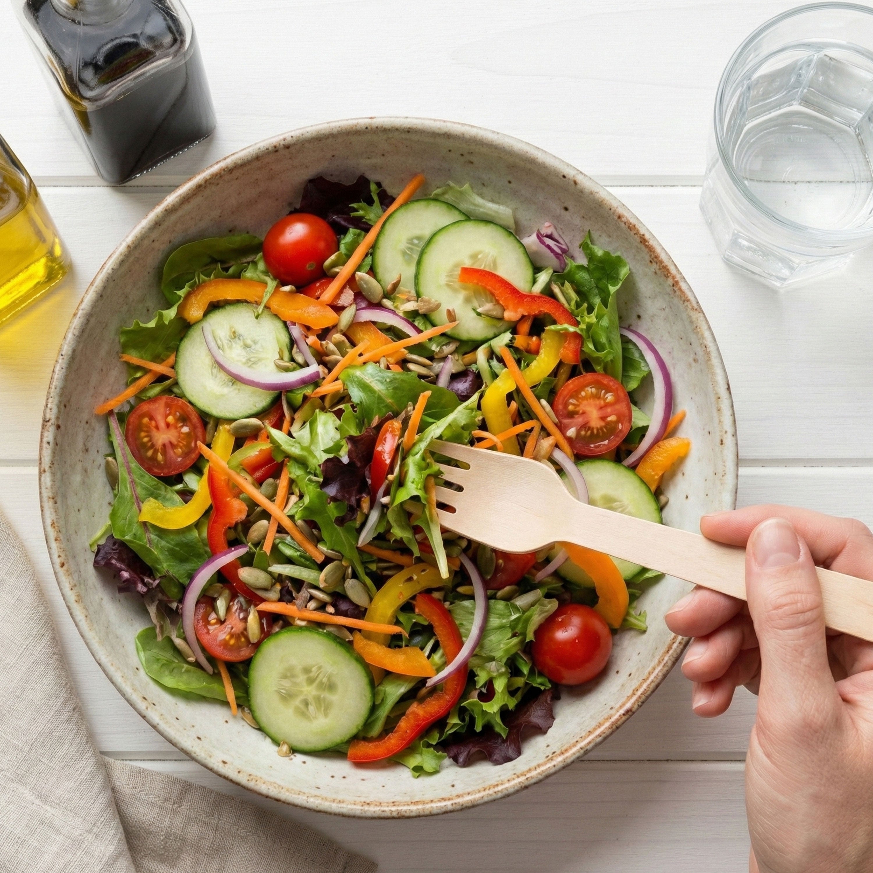 Disposable Wooden Forks for Parties & Events, Biodegradable Cutlery