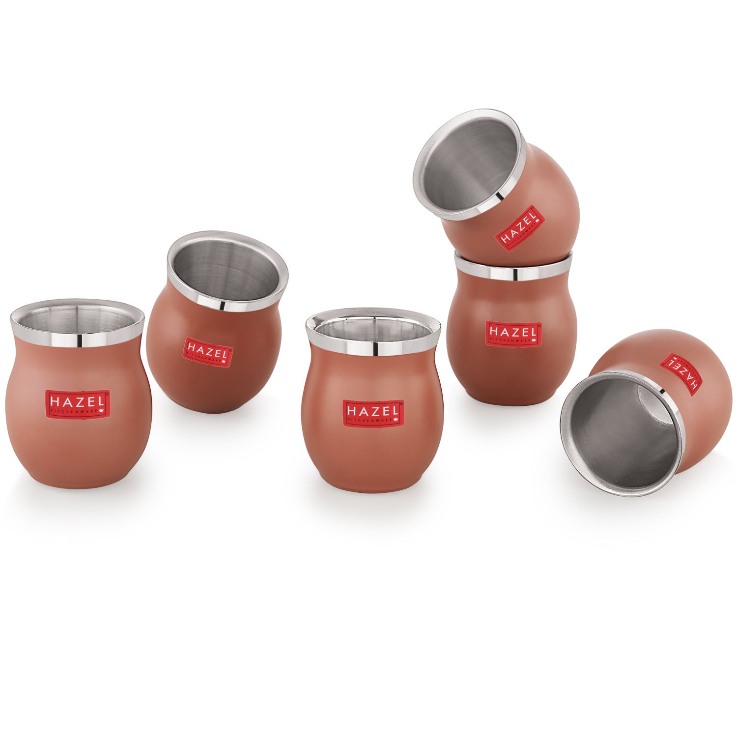 Double Wall Stainless Steel Kullad Glass for Tea & Coffee