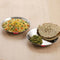 Stainless Steel Hammered Small Copri Snacks Nasta Plate, 20.7 cm, Pack of 2