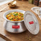 Aluminium Hammered Handi with Lid, 10 L, 28.5cm