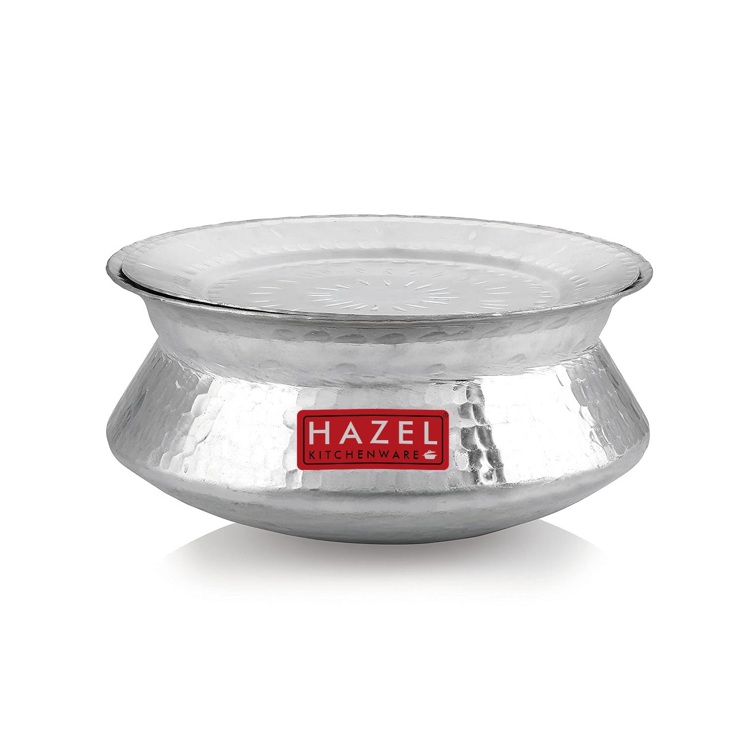 Aluminium Hammered Handi with Lid, Degri Patila Biryani Pot