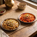 Stainless Steel Halwa Plates for Sweets & Snacks, 100ml, Set of 2