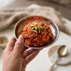 Mini Stainless Steel Halwa Plate, Snack Plates, 100ml, Set of 6