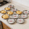 Stainless Steel Halwa Serving Plates for Dining, 100ml, Set of 12