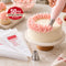 Disposable Piping Bags 50 Pcs with Ruffles Nozzle