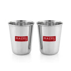Stainless Steel Juicy Glass, Water, Juice & Milk Tumbler, 350 ml, Set of 2