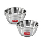 Stainless Steel Wati, Katori Bowl for Dal, Curry, Snacks, 300 ml, Set of 6