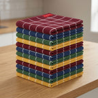 Cotton Kitchen Towel, Kitchen Cleaning Cloths Reusable, Set of 12