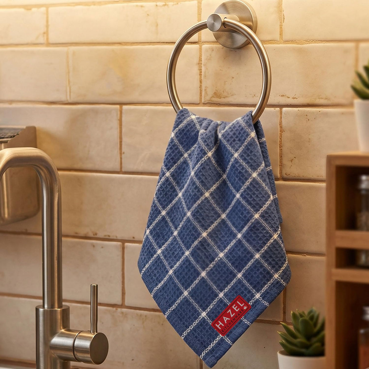 Cotton Kitchen Towel, Kitchen Cleaning Cloths Reusable, Set of 12