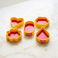 Plastic Cutlet Mould, Different Shape Moulds, Set of 5