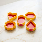Plastic Cutlet Mould, Different Shape Moulds, Set of 5