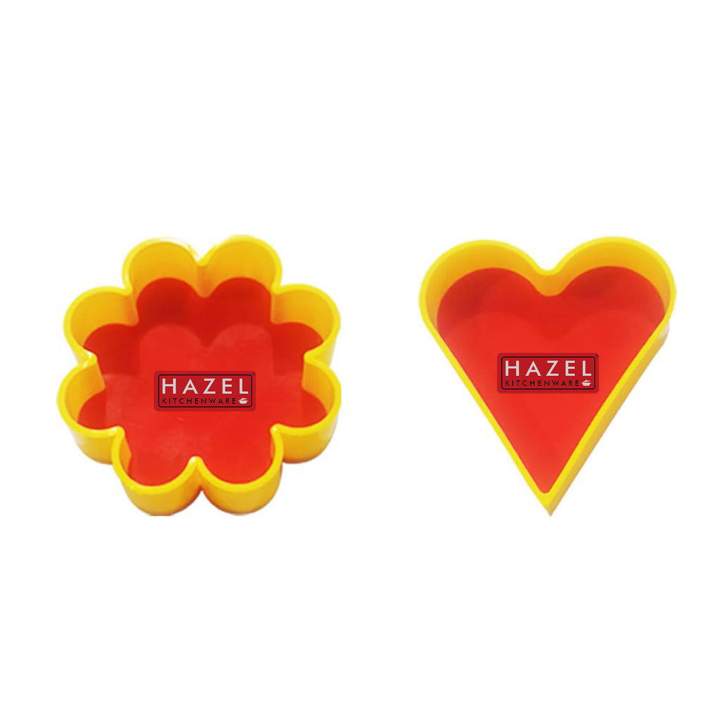 Plastic Cutlet Mould, Different Shape Moulds, Set of 5