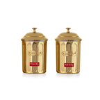 Golden Coffee & Sugar Airight Container, 800 ml, Set of 2
